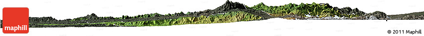 Satellite Horizon Map of Kalehe, darken, semi-desaturated