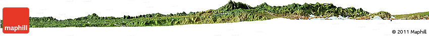 Satellite Horizon Map of Kalehe