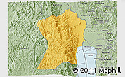Savanna Style 3D Map of Uvira