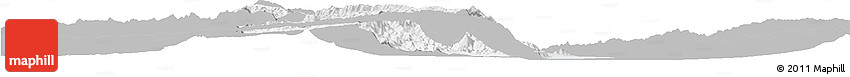 Gray Horizon Map of Uvira, single color outside