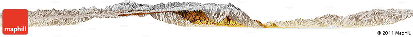 Physical Horizon Map of Uvira, lighten
