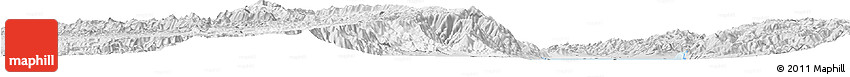 Silver Style Horizon Map of Uvira