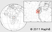 Blank Location Map of Uvira