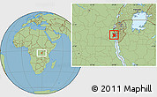 Savanna Style Location Map of Uvira