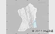 Gray Map of Uvira, single color outside