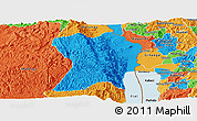 Political Panoramic Map of Uvira