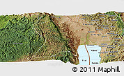 Satellite Panoramic Map of Uvira