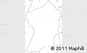 Blank Simple Map of Uvira