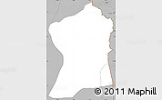 Gray Simple Map of Uvira