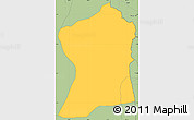 Savanna Style Simple Map of Uvira