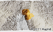 Physical 3D Map of Walungu, lighten, semi-desaturated