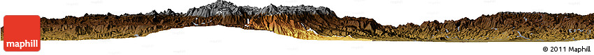 Physical Horizon Map of Walungu, darken