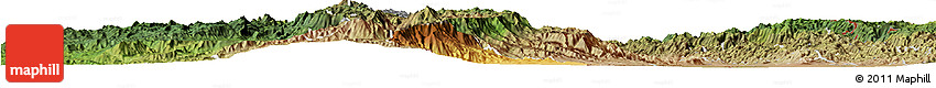 Physical Horizon Map of Walungu, satellite outside