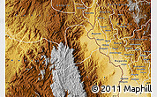 Physical Map of Walungu