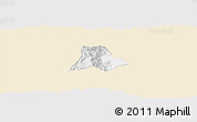 Classic Style Panoramic Map of Walungu, single color outside