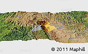 Physical Panoramic Map of Walungu, satellite outside