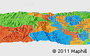 Political Panoramic Map of Walungu