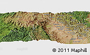 Satellite Panoramic Map of Walungu