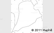 Blank Simple Map of Walungu, no labels