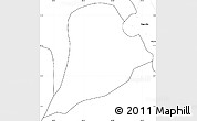 Blank Simple Map of Walungu