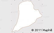Classic Style Simple Map of Walungu, cropped outside