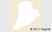 Classic Style Simple Map of Walungu, single color outside