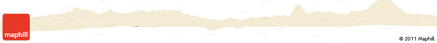 Classic Style Horizon Map of Lake Kivu, single color outside
