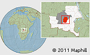 Savanna Style Location Map of Bukama, highlighted parent region, highlighted grandparent region, hill shading