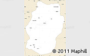 Classic Style Simple Map of Bukama