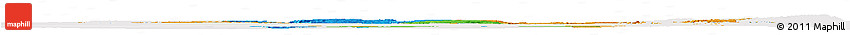 Political Horizon Map of Haut-Shaba, single color outside