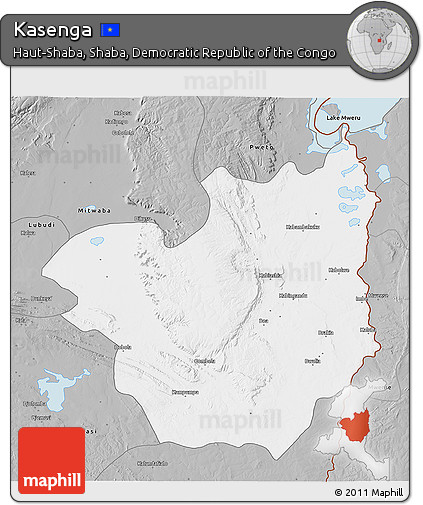 Gray 3D Map of Kasenga