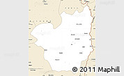 Classic Style Simple Map of Kasenga