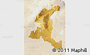 Physical Map of Haut-Shaba, lighten