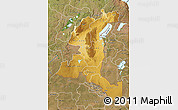 Physical Map of Haut-Shaba, satellite outside