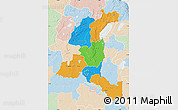Political Map of Haut-Shaba, lighten