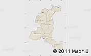 Shaded Relief Map of Haut-Shaba, cropped outside