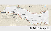 Classic Style Panoramic Map of Sakania