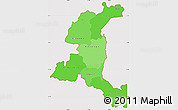 Political Shades Simple Map of Haut-Shaba, cropped outside