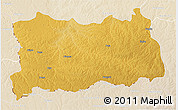 Physical 3D Map of Dilolo, lighten