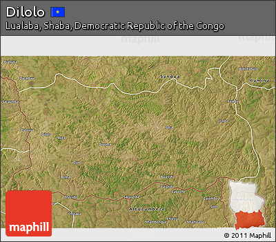 Satellite 3D Map of Dilolo