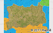 Satellite Map of Dilolo, political outside