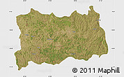 Satellite Map of Dilolo, single color outside
