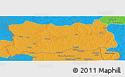 Political Panoramic Map of Dilolo