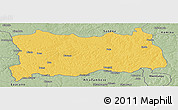 Savanna Style Panoramic Map of Dilolo