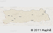 Shaded Relief Panoramic Map of Dilolo, lighten