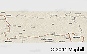 Shaded Relief Panoramic Map of Dilolo