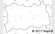 Blank Simple Map of Dilolo, no labels