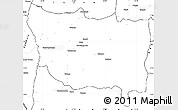 Blank Simple Map of Kapanga