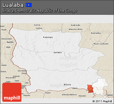 Classic Style Panoramic Map of Lualaba