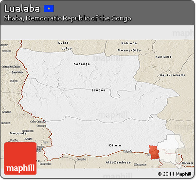 Classic Style Panoramic Map of Lualaba